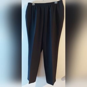Alia black pull in dress pants, size 16P, EUC